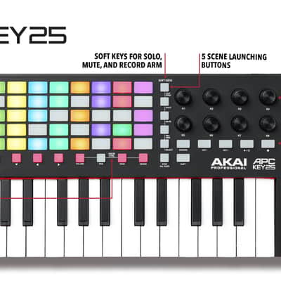 Akai APCKEY25MK2 25-Key MK2 Controller for Ableton image 7
