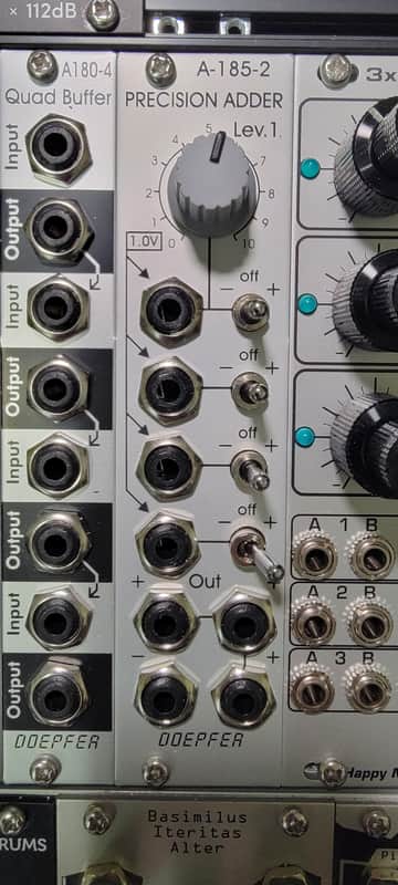 Doepfer A-185-2 Precision CV Adder 2010s - Silver image 1