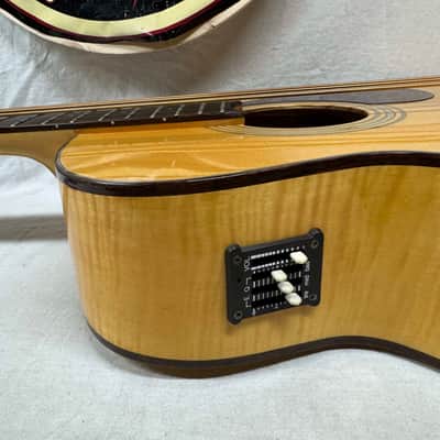 Sigma Guitars STB-ME Acoustic-Electric Bass with Case - MIK Made In Korea 1992 - Natural image 21