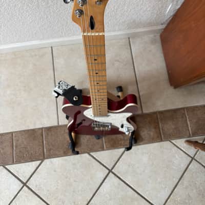 Deluxe Fender Thinline Telecaster MIM - Candy Apple Red image 5