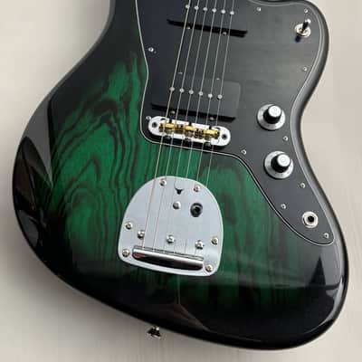 Psychederhythm Psychomaster 2024 - Burn Green Black Metallic Burst