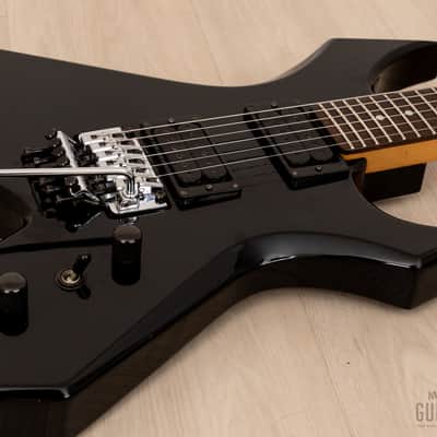 1989 BC Rich Warlock NJ Series Black w/ Floyd Rose, Japan image 6