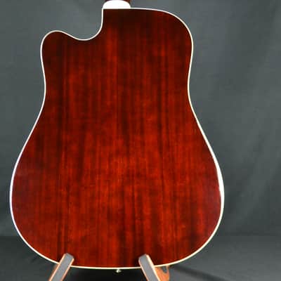 Guild D-140CE Acoustic/Electric Dreadnought with Guild Soft Case - Antique Burst image 8