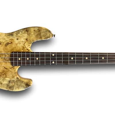 Lakland USA Series 44-60 Buckeye Burl Top 2019 Natural image 1