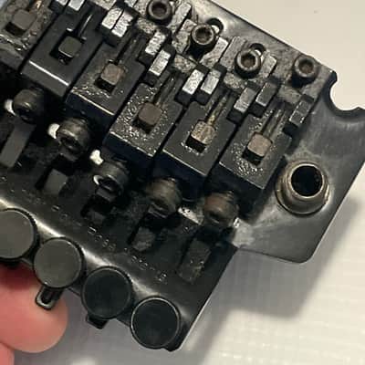 1990's Korean Ibanez RG Series LO-TRS II Black Floyd Rose Tremolo Bridge Vibrato image 12