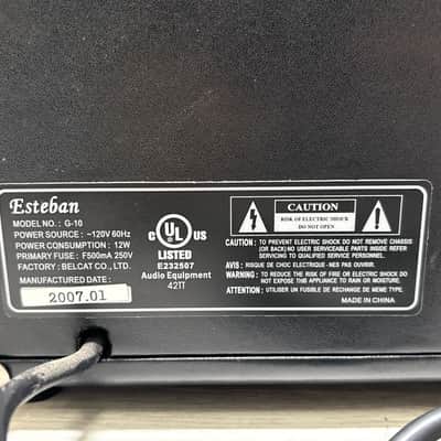 Esteban G-10 Amp imagen 6