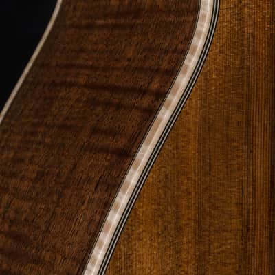 Huss & Dalton CM 12-Fret Custom Sinker Redwood and Flamed Black Walnut With Hide Glue NEW image 22