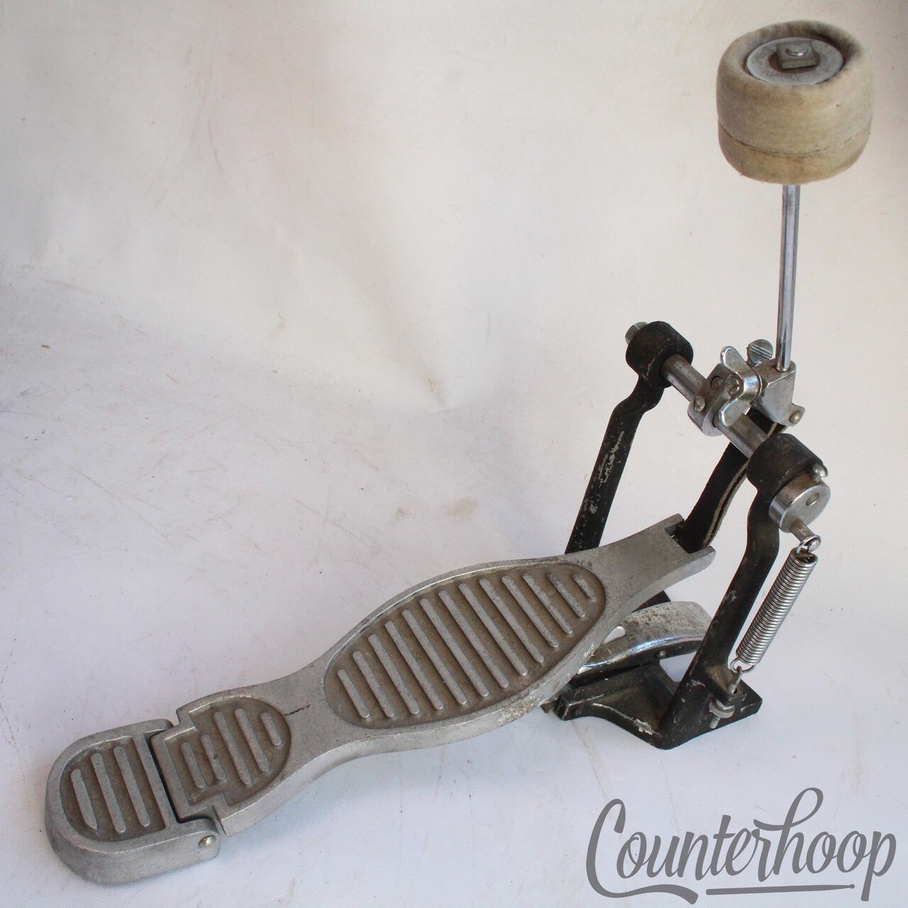 Pearl Bass Drum Pedal Made In Japan Vintage 60s Single-Spring +Beater MIJ* — main photograph