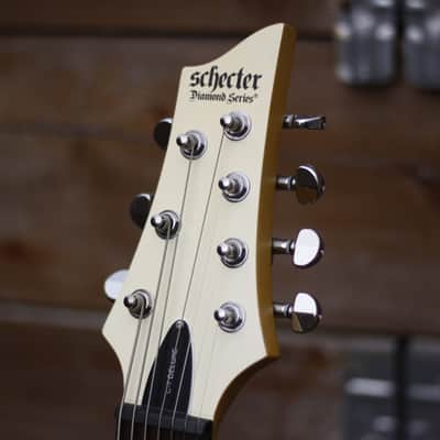 Schecter C-7 Deluxe #438 2018 - Satin White image 8