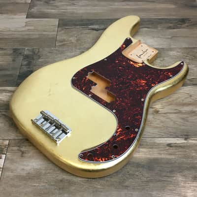 Made to Order - FRANCHIN Jupiter bass body Glossy METALLIC LEAF (Gold/Silver/Copper) Basswood Poplar Precision-Bass Style Made in Italy image 2