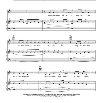 Record Year (Eric Church) Piano Vocal image 2
