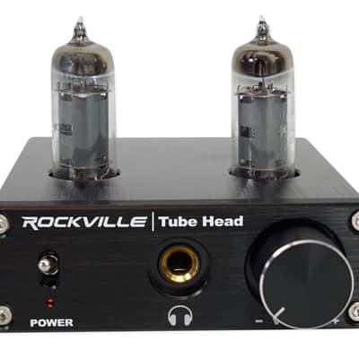 Rockville TubeHead Tube Headphone Amplifier Amp / 6K4 Tubes / 16-300 Ohms/180mW image 1