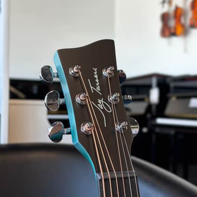 Jay Turser JTA53 3/4 Acoustic Guitar - Blackwood Fingerboard, Satin Blue image 4