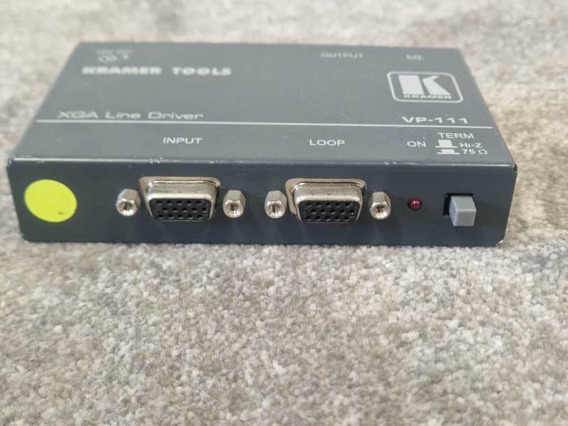 Kramer VP-111 High-Resolution Video Distribution Amp – Untested – Good image 1