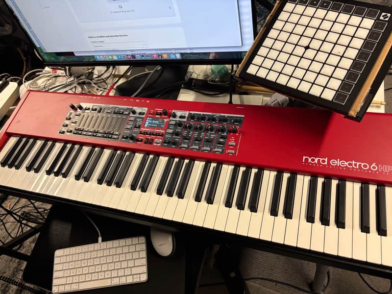 Nord Electro 6 HP73 Hammer Action 73-Key Digital Piano 2018 - 2022 - Red image 1