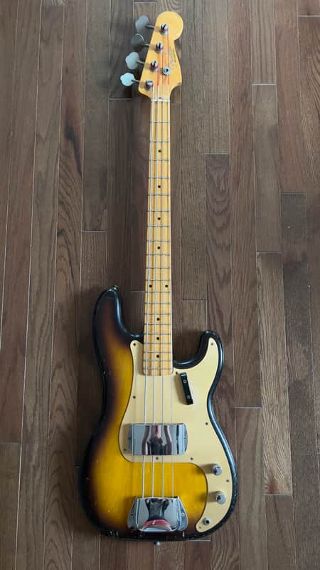 1957 Fender Precision Bass Sunburst P-bass image 1
