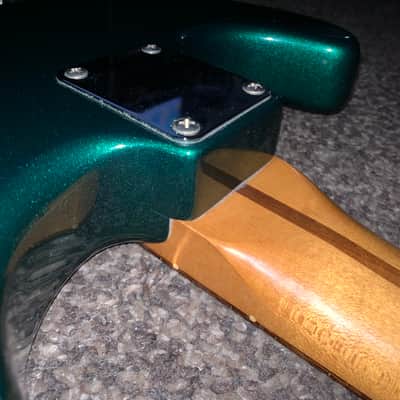 1997 Fender Classic Series '60s Stratocaster electric guitar Sherwood  green image 8