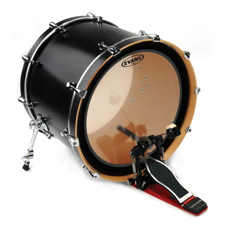 Evans 22" Clear EMAD Batter Bass Drumhead image 1