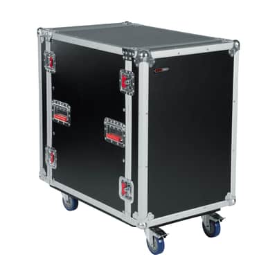B-Stock Gator Cases G-TOUR Series Deep Audio Road Rack with Heavy-Duty Casters and Tour Grade Hardware, 24" Rackable Depth, 16U (G-TOUR 16U CAST) image 10