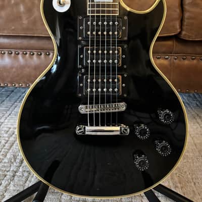1977 Greco EG800PB Vintage 3 Pickup Custom Black Beauty Frampton Phenix, Japan Fujigen image 2
