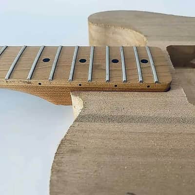 Harley Benton Roasted Maple Tele Style Guitar Neck with Poplar Wood Body image 5