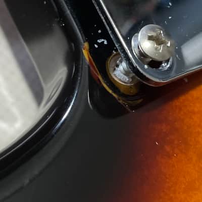 1997 MIM Fender Mexican Stratocaster 3TS 3 Tone Sunburst Guitar Body 6 Post Tremolo Ready image 17