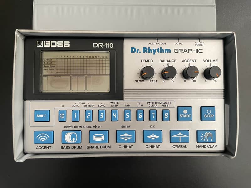Boss DR-110 Dr. Rhythm Graphic Drum Machine | Reverb