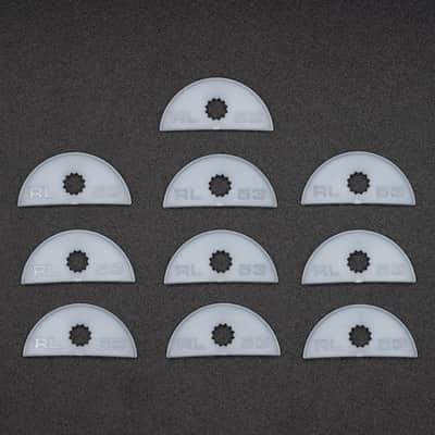 Rock Locks - RL53-Soft - Rock Locks Tension Rod Locks 10 Pack, Xtra Large, White image 2