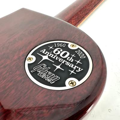 2021 Gibson Les Paul Custom Shop 60th Anniversary 1960 Reissue V2 - R0 - Tomato Soup Burst image 13