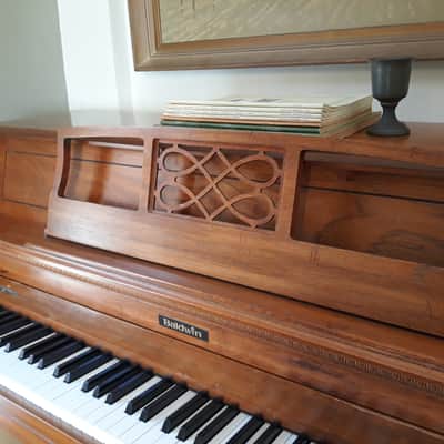 Vintage 1987 Baldwin 623 Upright Piano in Satin Walnut image 18