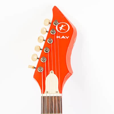 Kay K-310 Electric Guitar w/ Rosewood Bridge, Cool 60’s Design image 4