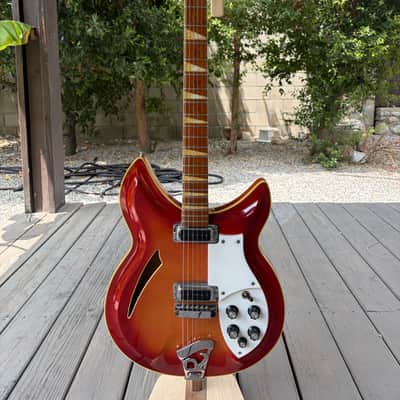 Stunning 1970 Rickenbacker 381 Fireglow w/ Original Case RARE image 1