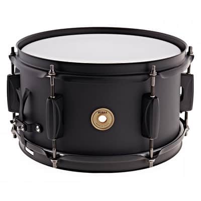 Tama Metalworks 10x5.5 inch Black on Black Steel Snare Drum image 2