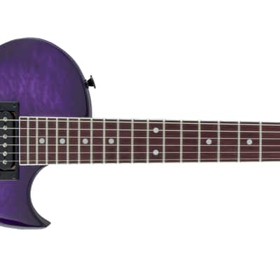 Jackson JS Series Monarkh SC JS22Q Amaranth FB Transparent Purple Burst image 1
