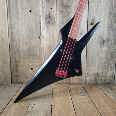 Hondo Death Dagger 1980s Refinished with original hard case - Black image 1