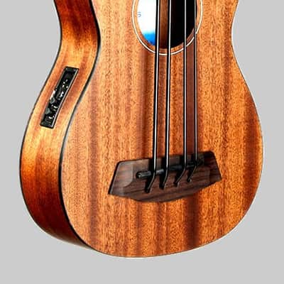 KALA Ubass Mahogany Fretted with a Lightcase image 1