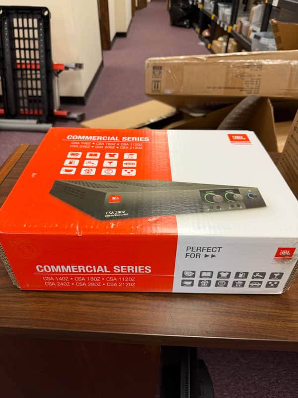 JBL CSA 280Z 80-watt 2-channel 70V Power Amplifier image 1