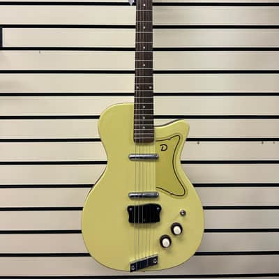 Danelectro 56 U-2 Reissue Modified sitar tone bridge 1998 - 2004 - Daddy O Yellow image 1