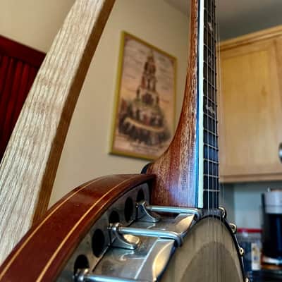 Barnes and Mullins London vintage five string resonator Mahogany image 4