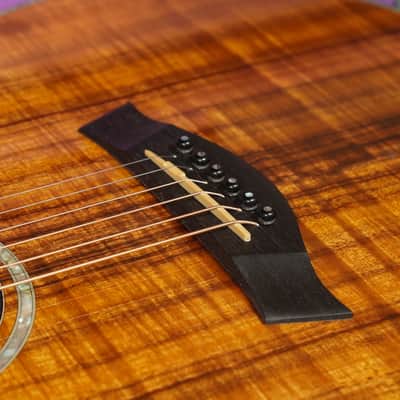 2006 Taylor K14ce Koa Jumbo Cutaway Guitar (VIDEO! Fresh Work, Ready) image 9