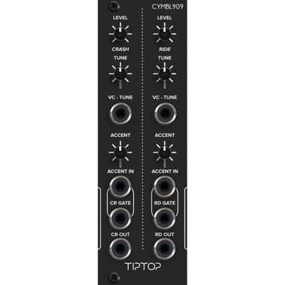 Tiptop Audio CYMBL909 Black - Drum Modular Synthesizer image 1