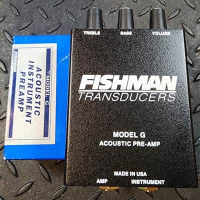 Fishman Model G Acoustic Preamp EQ 1996 - Black NOS? Equalizer image 2