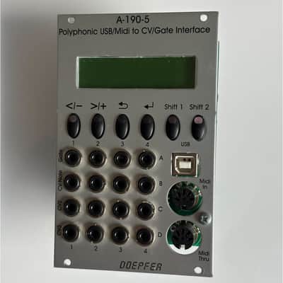 Doepfer A-190-5 Polyphonic USB / MIDI to CV / Gate Interface 2010s - SIlver image 1