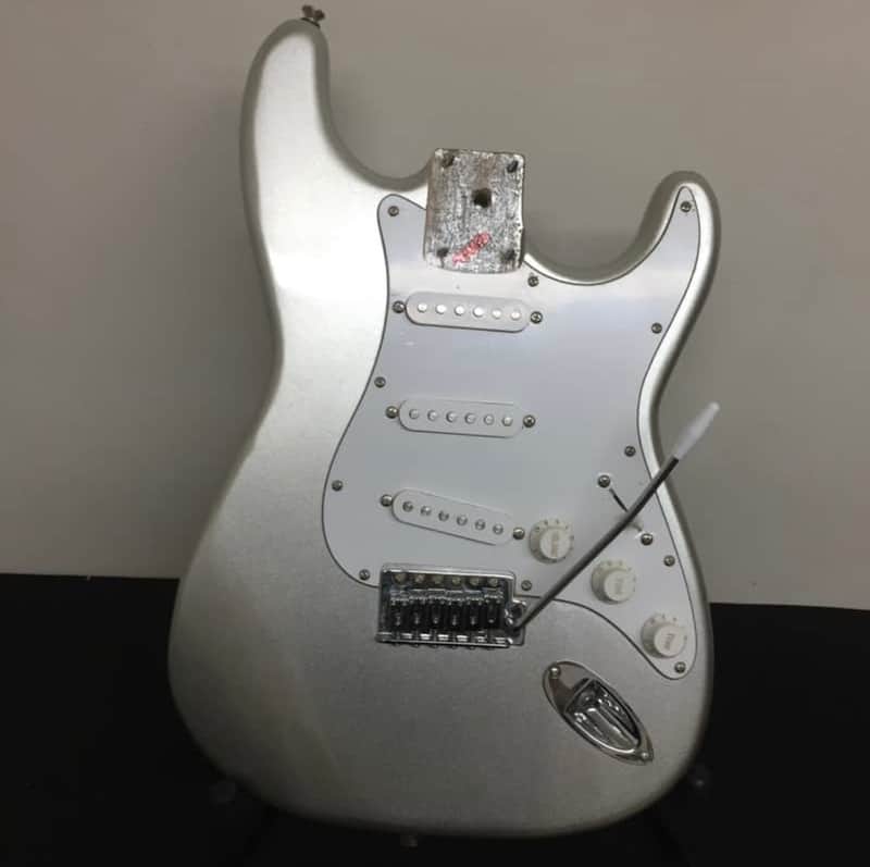Unknown Loaded Strat Body 2020's - Silver image 1