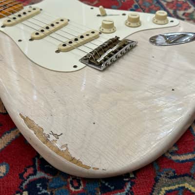 Fender Custom Shop '57 Relic Stratocaster 2022 Aged White Blonde image 7