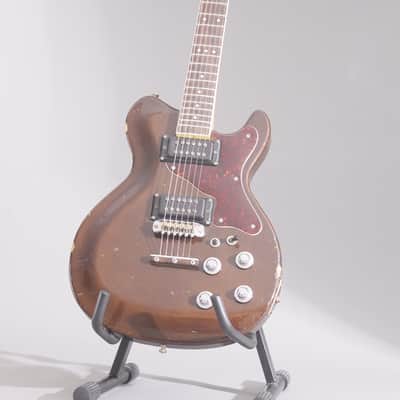 Mosrite of California  Blues Bender 1970 Brown image 4