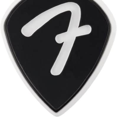 Genuine Fender F-Grip 3-Ply Guitar Picks - 551 Shape - Black - 3 PACK image 2