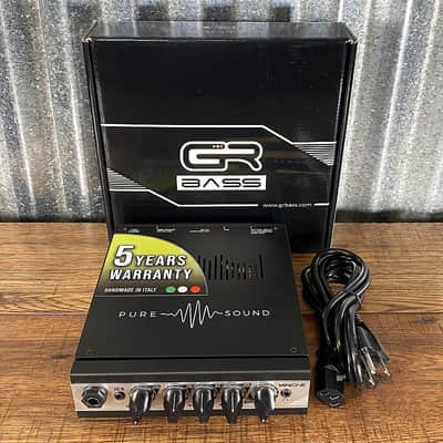 GR Bass MINI One 350 Watt Ultra Compact Bass Amplifier Head Black image 1