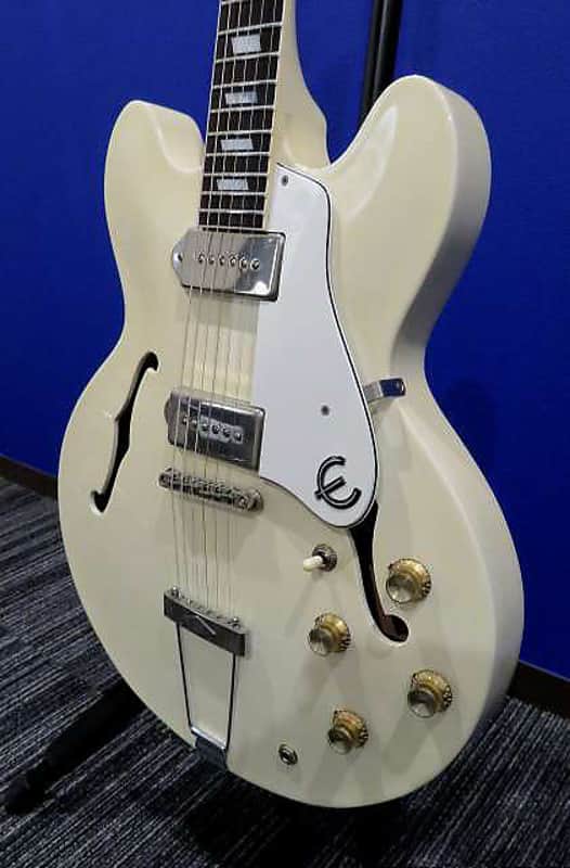 Epiphone Casino White Used Made in Japan w/Gigbag | Reverb