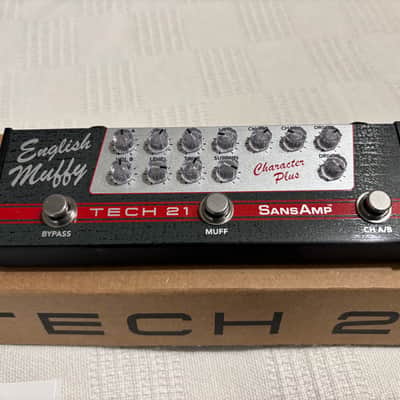 Tech 21 SansAmp Character Plus Series English Muffy 2022 - Present - Red / Silver image 1